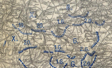 Die 20.Infanterie-Division in der "Schlacht bei Guise" Ende August 1914